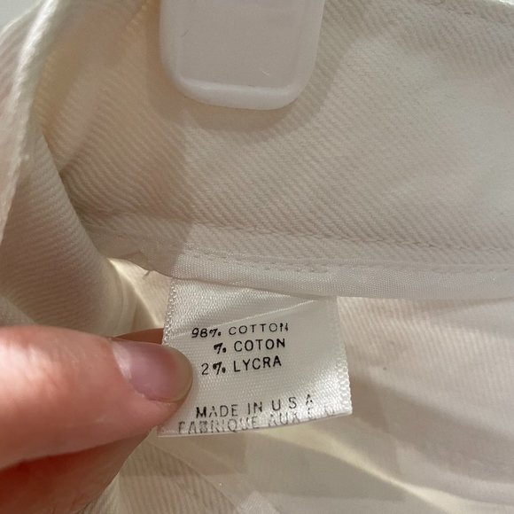 THEORY WOMEN WHITE FLARE JEANS - Picture 3 of 4